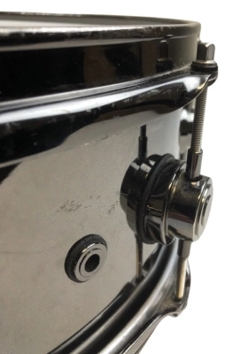 DW Black Nickel Over Brass Snare - 5x14 3